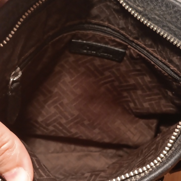 Cole Haan Black Leather Crossbody Bag - Picture 8 of 14